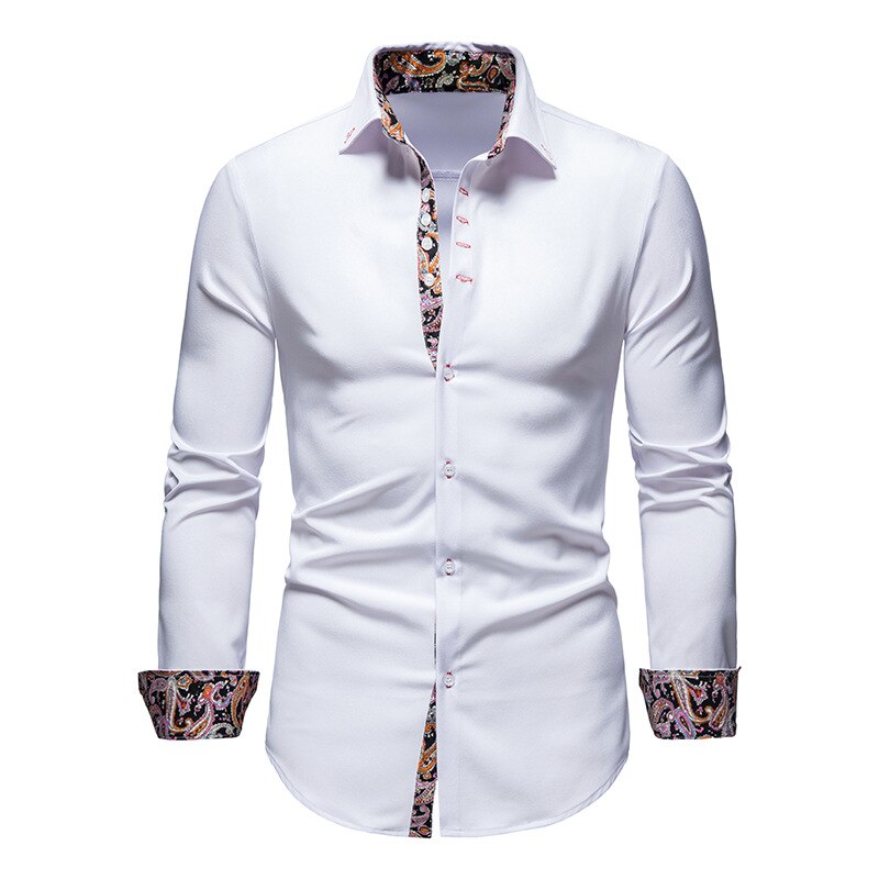 ProjetParis™ – Chemise Homme Slim-Fit en Coton Léger Élégante & Confortable-1