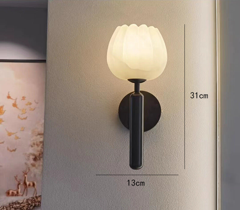 Marbréa™ – Applique Murale Design en Marbre & Cuivre pour Intérieur Élégant