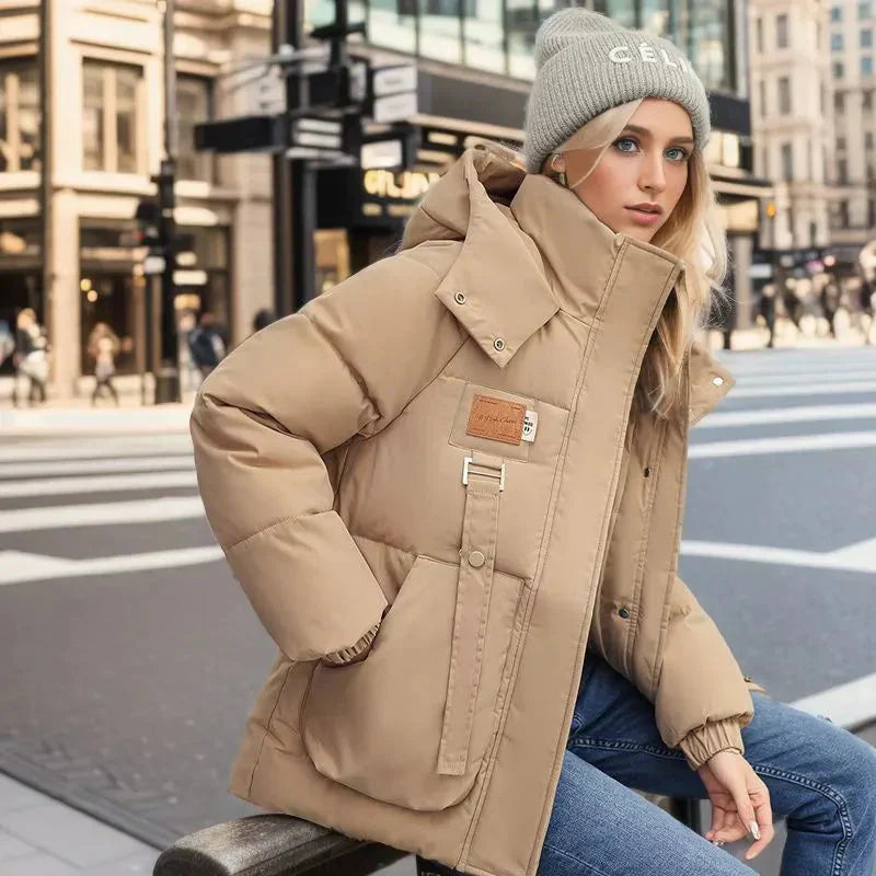 Manteau Femme Hiver Imperméable avec Capuche