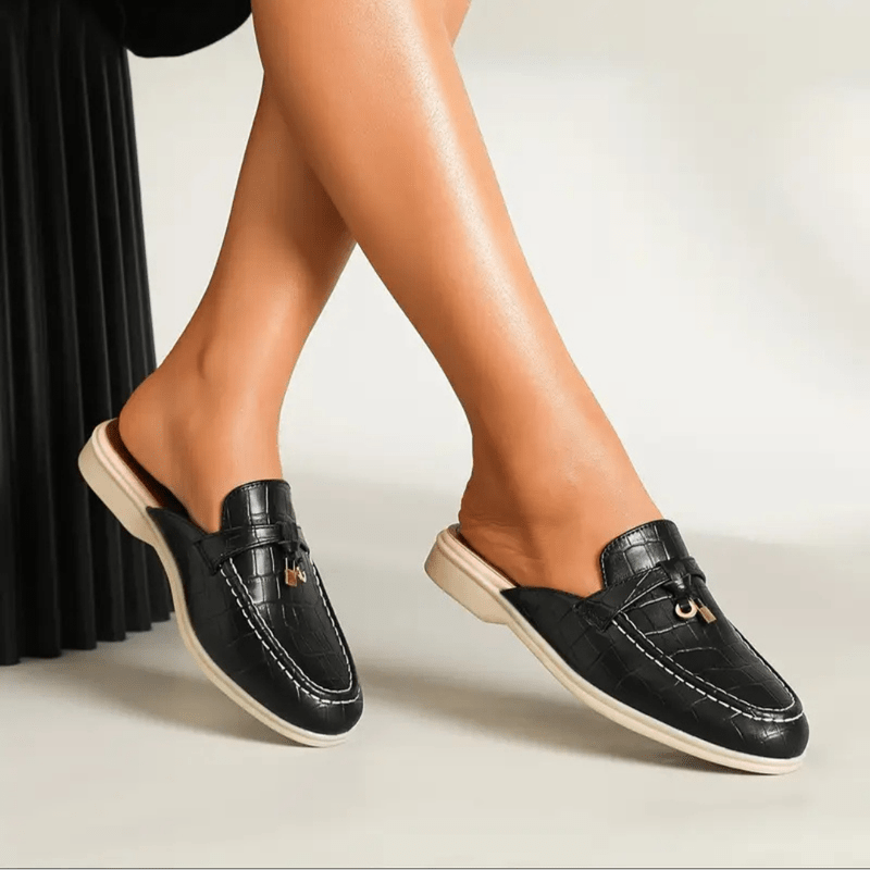 Mules Femmes Plates Élégantes et Confortables