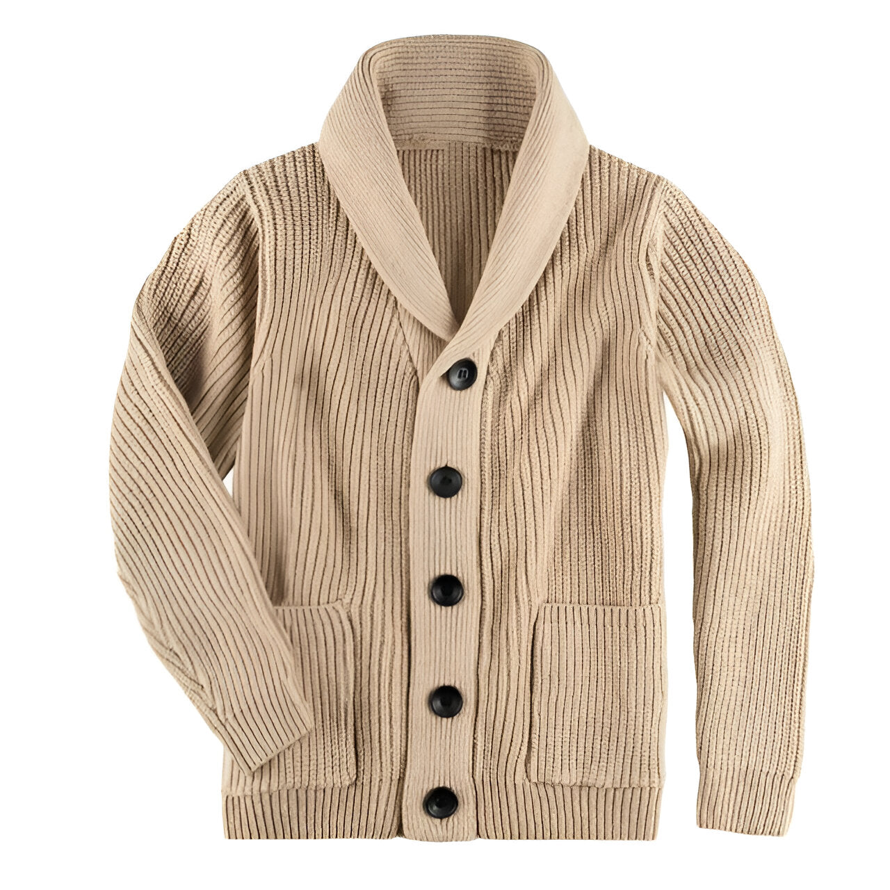 Cardigan Homme Col V en Laine Doux et Chaude