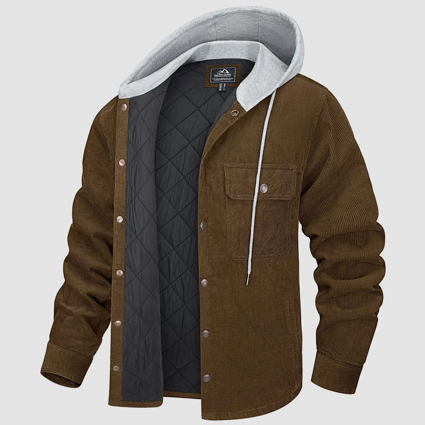 Veste Hiver Élégante Doublée et Chaude pour Homme