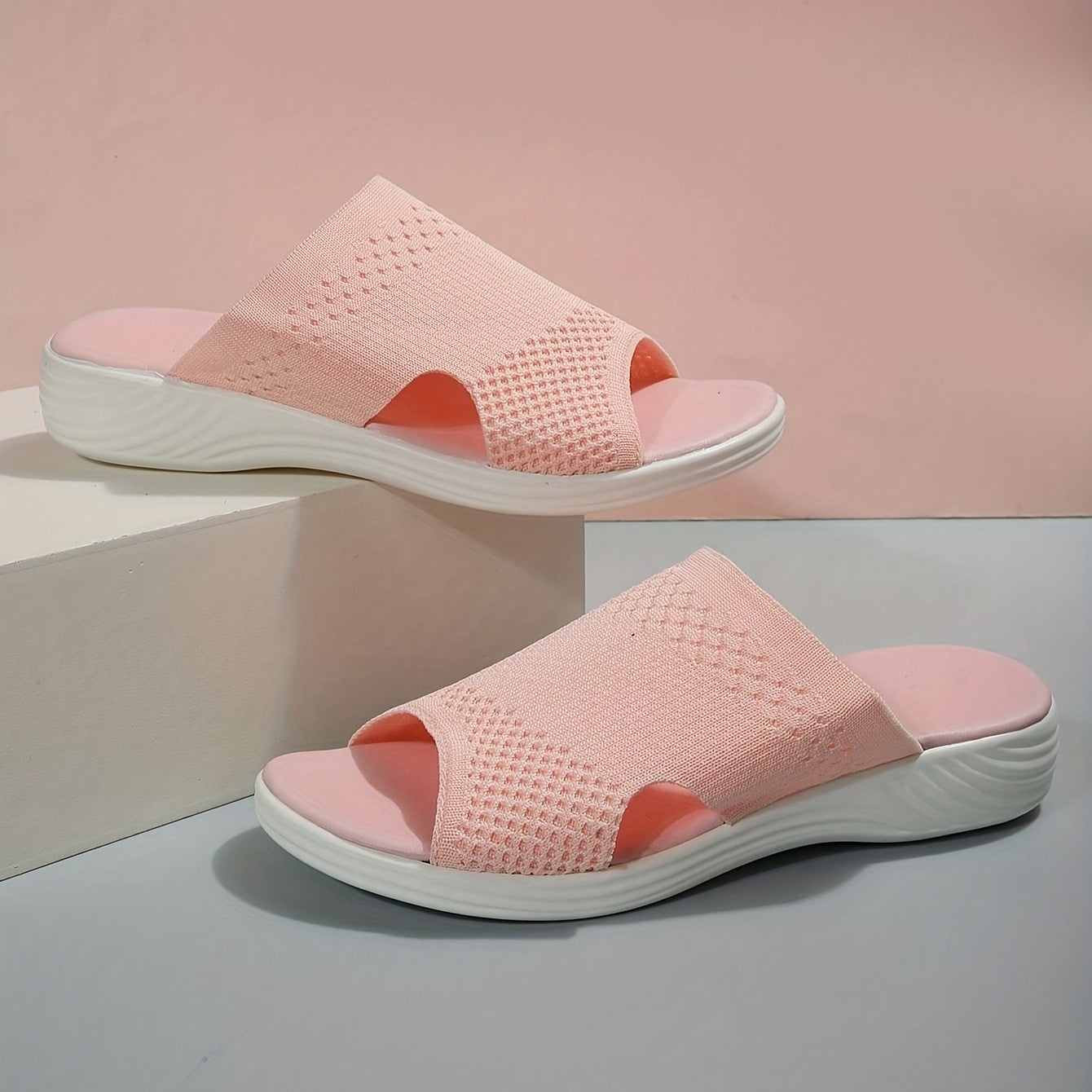 Milyora™ – Sandales Femme Confort à Talon Compensé Respirantes