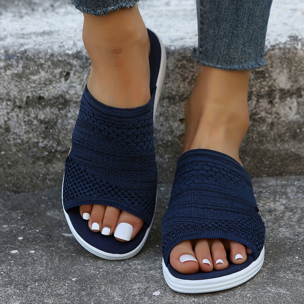 Milyora™ – Sandales Femme Confort à Talon Compensé Respirantes