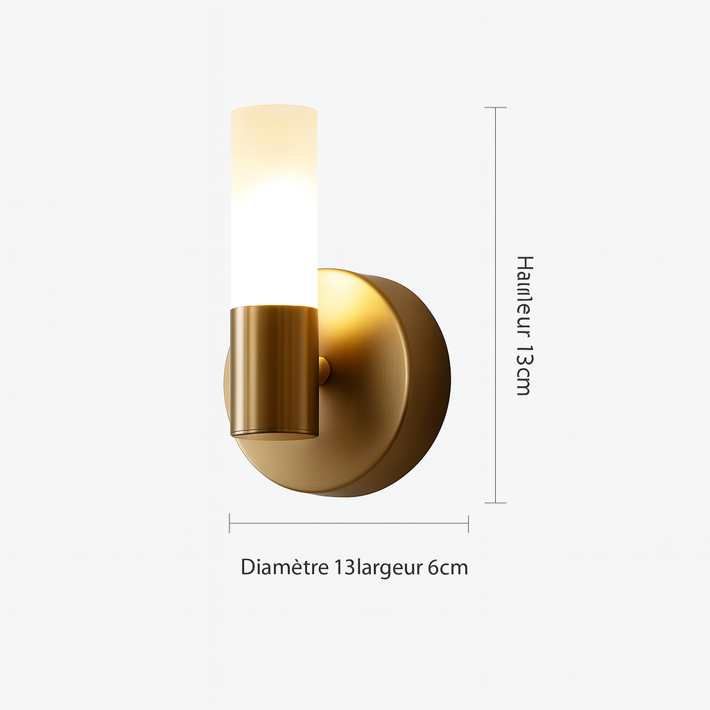 MiraLicht™ – Applique Murale Design Cylindrique Élégante Éclairage Doux
