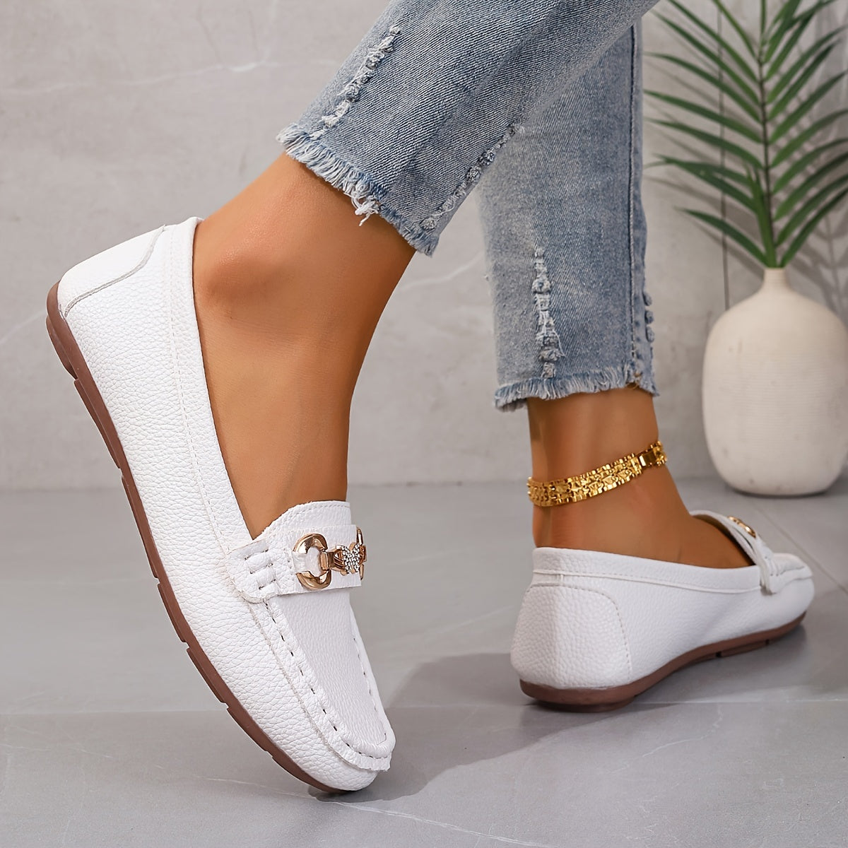 MocaBella™ – Premium Mocassins Femme Élégants en Cuir