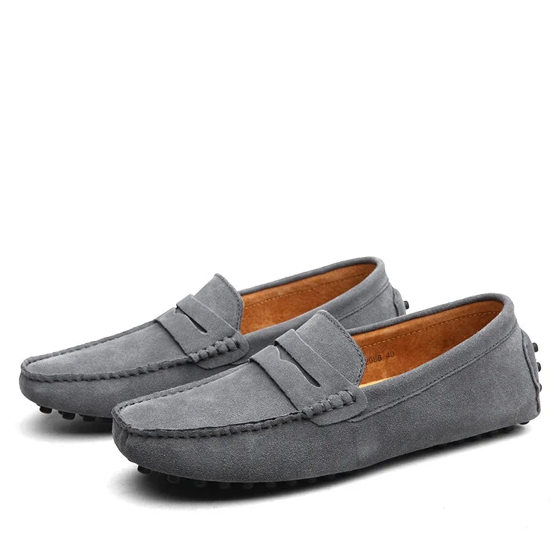 MocaDaim™ – Mocassins Hommes en Daim Confortables et Élégantes