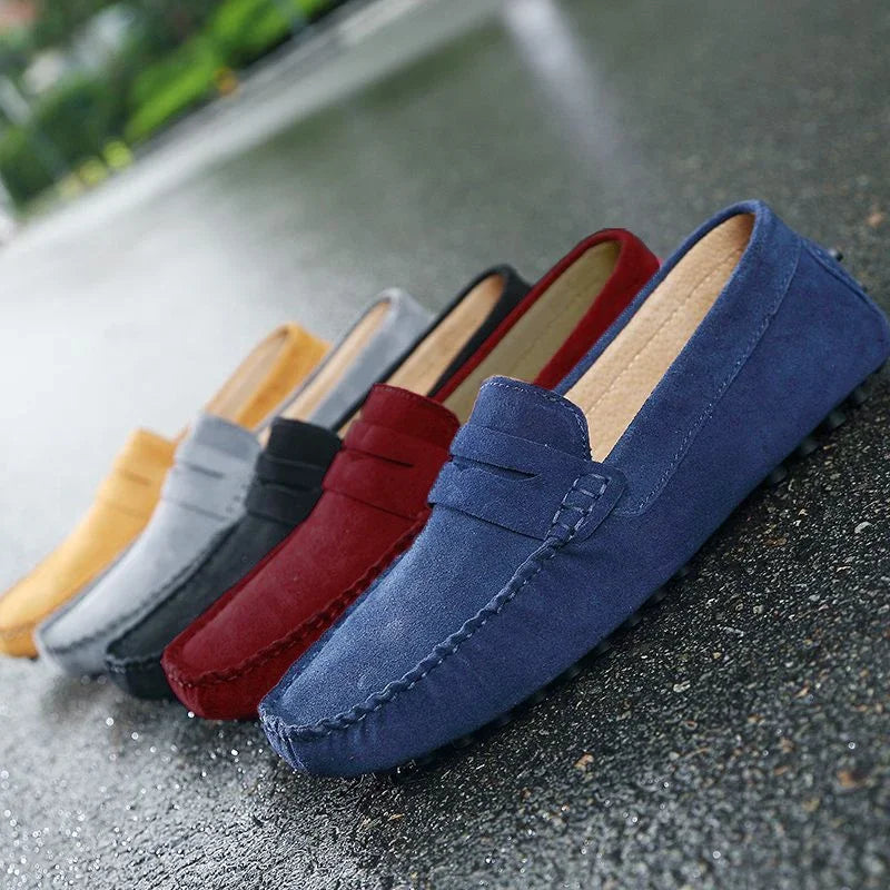 MocaDaim™ – Mocassins Hommes en Daim Confortables et Élégantes