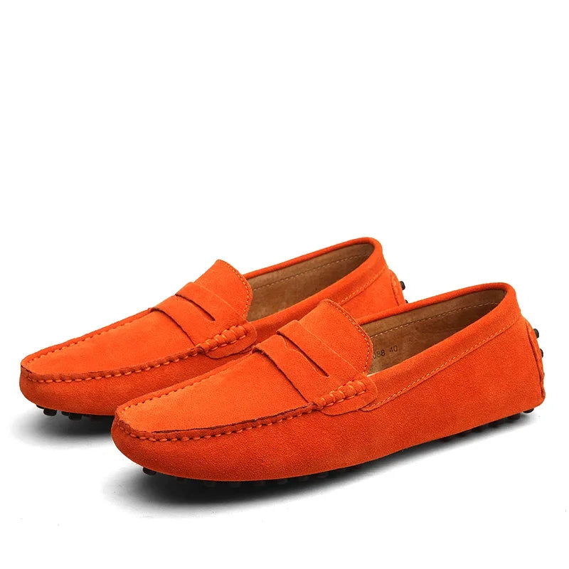 MocaDaim™ – Mocassins Hommes en Daim Confortables et Élégantes