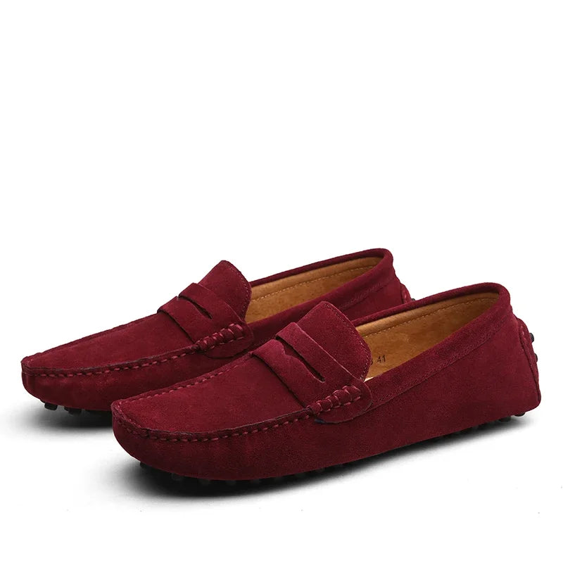 MocaDaim™ – Mocassins Hommes en Daim Confortables et Élégantes