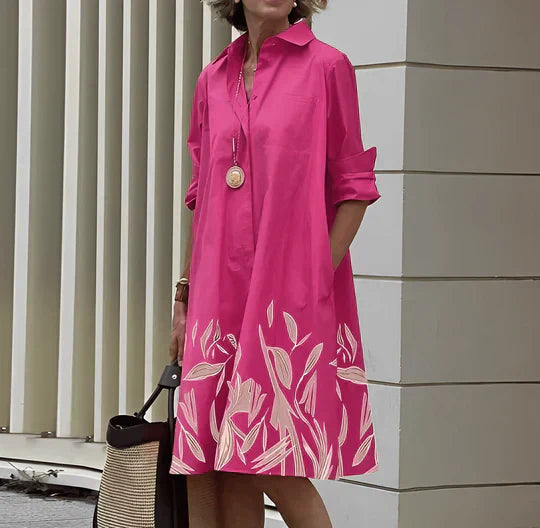 Robe Chemisier Élégante pour Femme - Robe Chic et Confortable