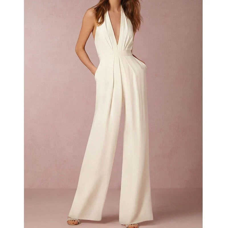 Variant image for VelaVie™ – Combinaison Femme Chic à Jambes Larges Confort Optimal-6