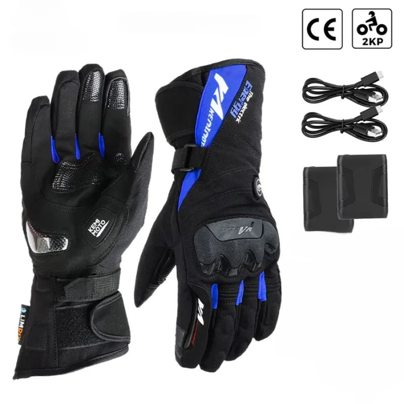Moto™ – Gants de moto chauffant électriques imperméables