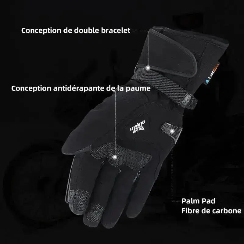 Moto™ – Gants de moto chauffant électriques imperméables