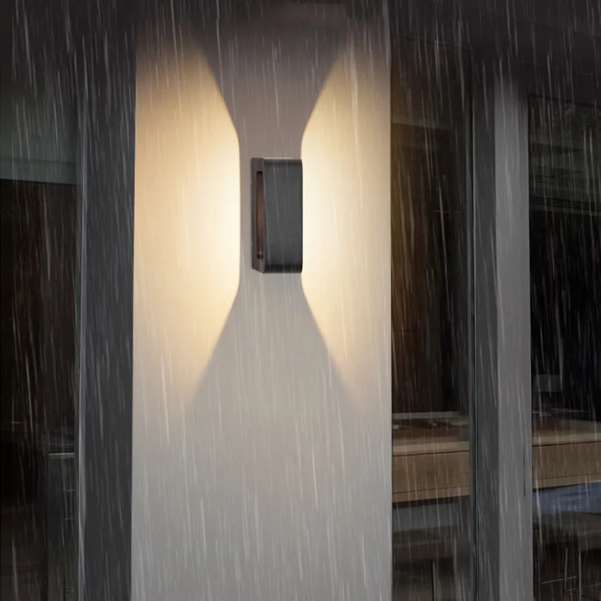 Murlustro™ – Applique Murale Extérieure Éclairage Réglable Noir Moderne