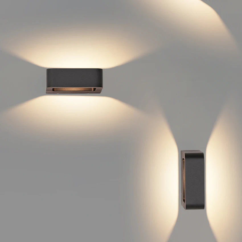 Murlustro™ – Applique Murale Extérieure Éclairage Réglable Noir Moderne