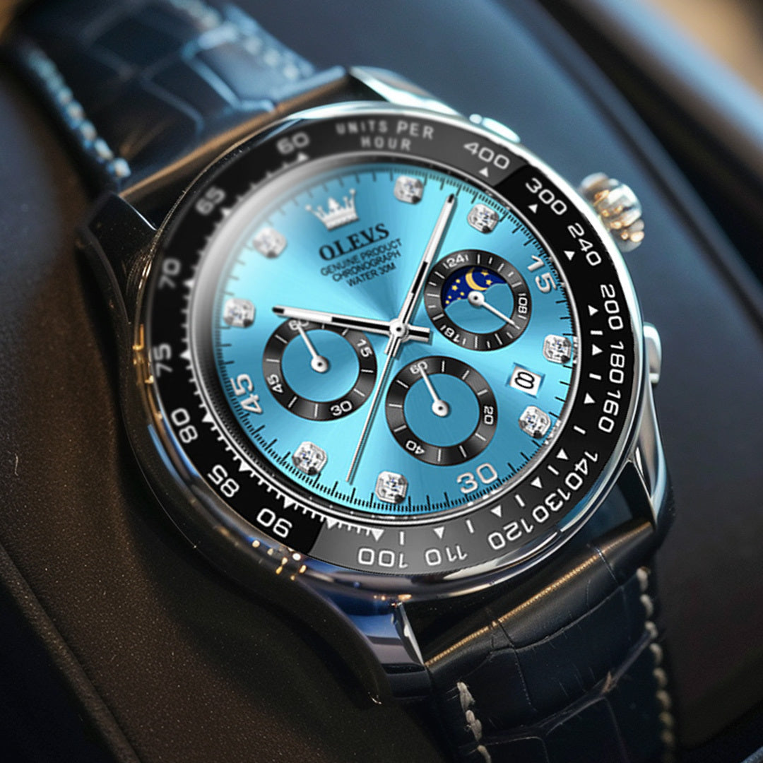 Montre Homme Élégante Acier Inoxydable