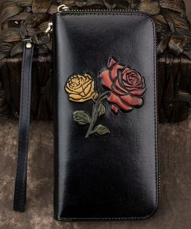 Stylish Black Leather Wallet - EasyApparels