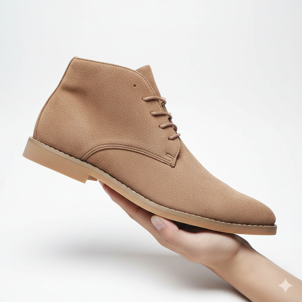 Bottines Hiver Homme Cuir Confort Chaussures Grip