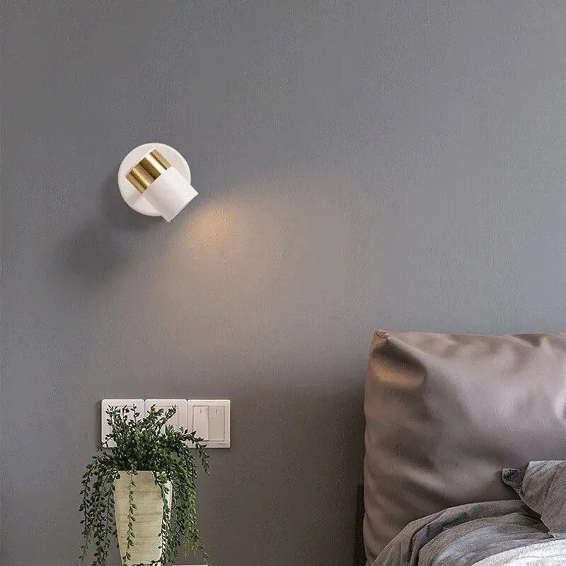 Noirae™ – Applique Murale LED Moderne Noir & Blanc – Design Minimaliste