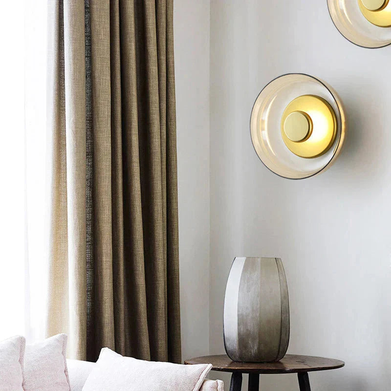 Nordéa™ – Applique Murale LED Design en Verre Pierre pour Intérieur Élégant