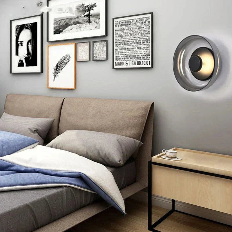Nordéa™ – Applique Murale LED Design en Verre Pierre pour Intérieur Élégant