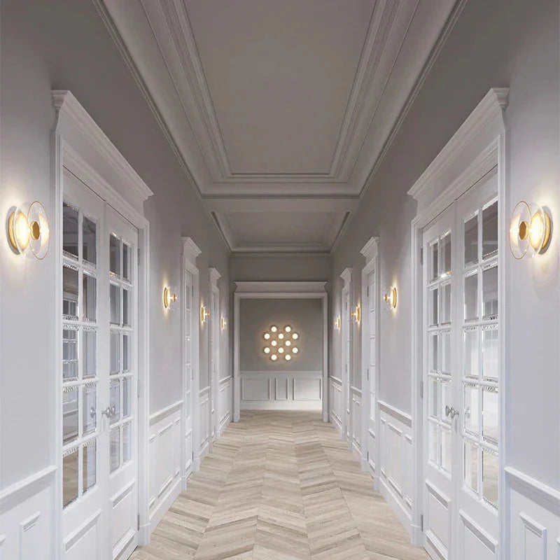 Nordéa™ – Applique Murale LED Design en Verre Pierre pour Intérieur Élégant