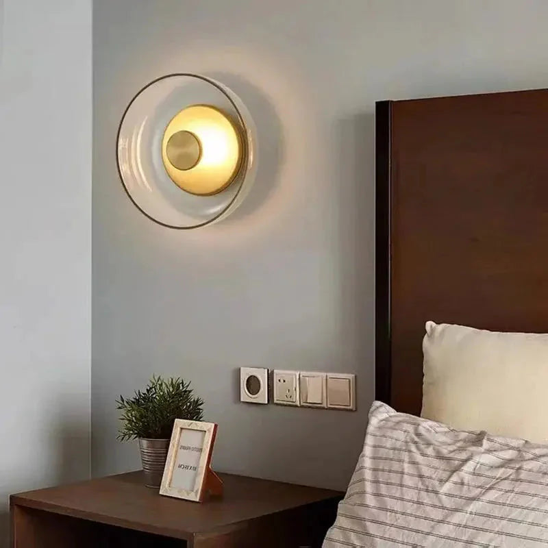 Nordéa™ – Applique Murale LED Design en Verre Pierre pour Intérieur Élégant