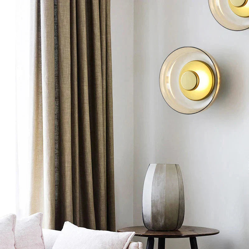 Nordéa™ – Applique Murale LED Design en Verre Pierre pour Intérieur Élégant