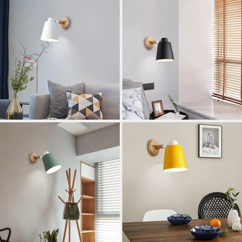 Norska™ – Applique Murale Design Scandinave en Bois & Aluminium