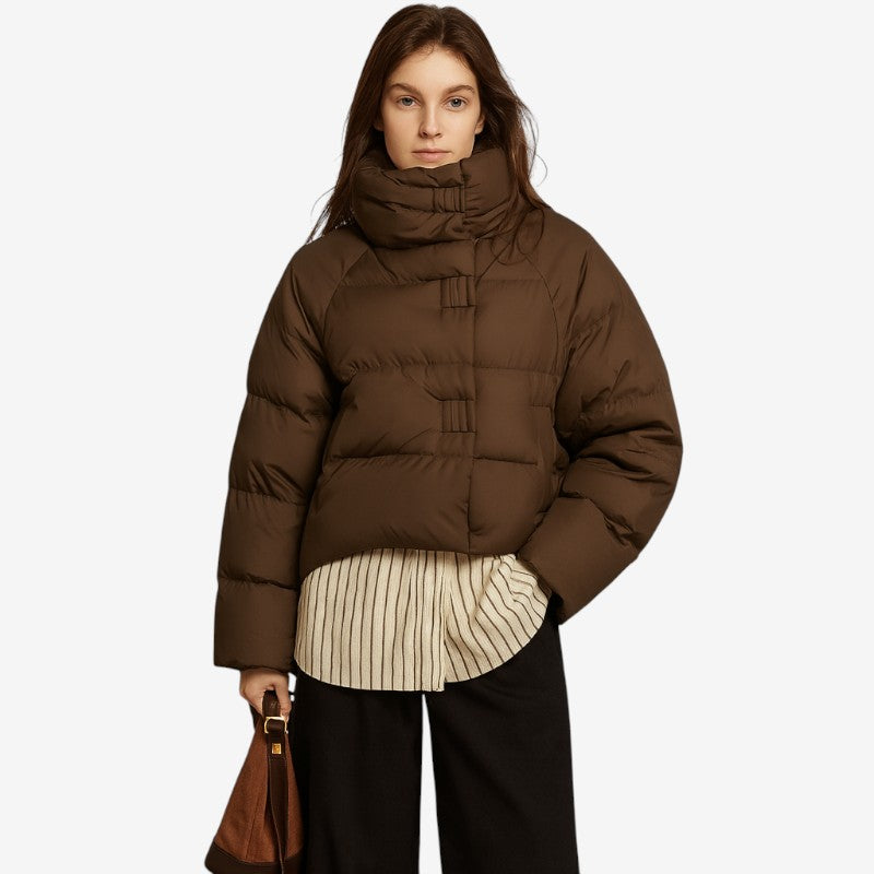Parka Hiver Éclair Longues Manches et Capuche Amovible