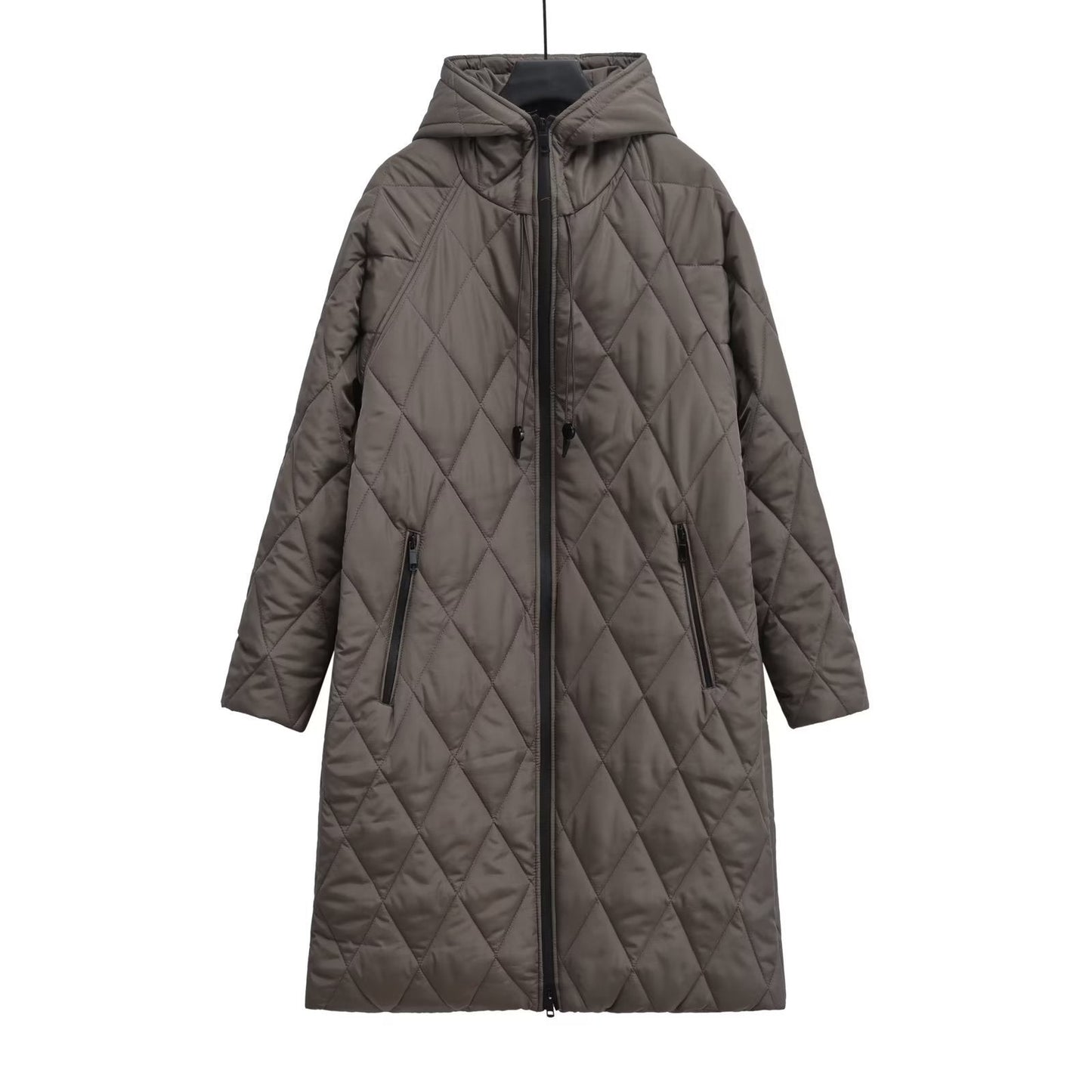 Manteau Femme Hiver Doublure Polaire avec Capuche