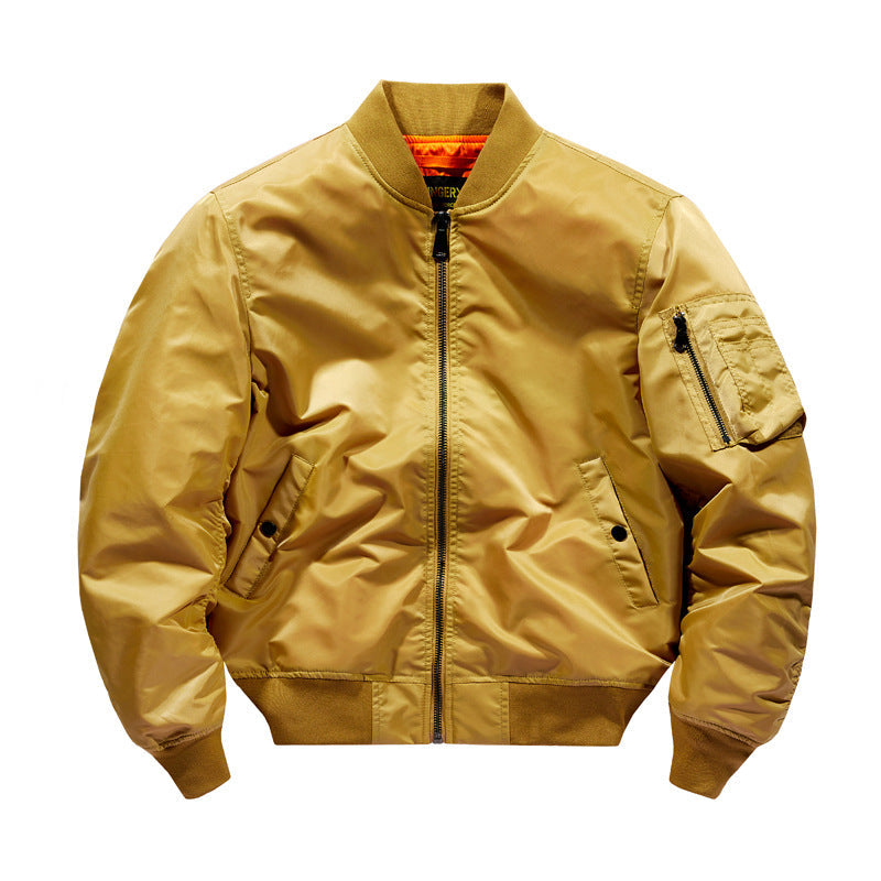 Blouson cuir aviateur épais et robuste pour homme