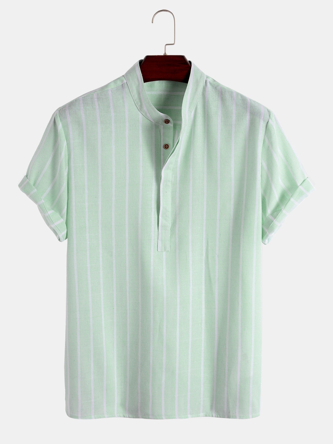 Chemise Homme Manches Courtes à Rayures