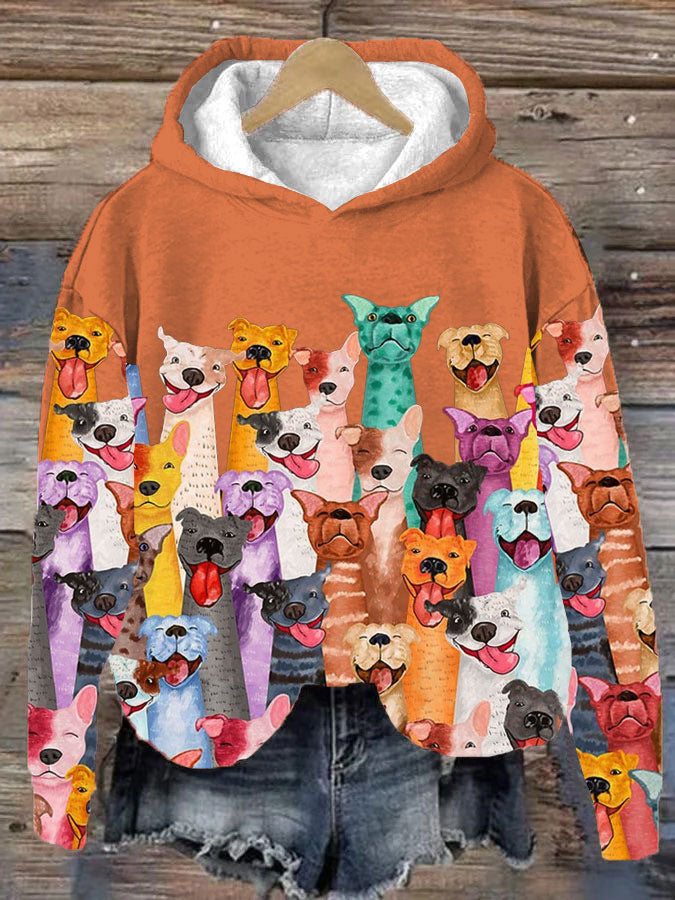 Sweat Femme à Manches Longues Imprimé Floral