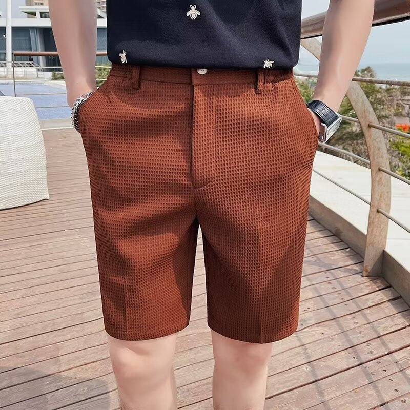 Short de détente Homme Blanc en Coton Doux
