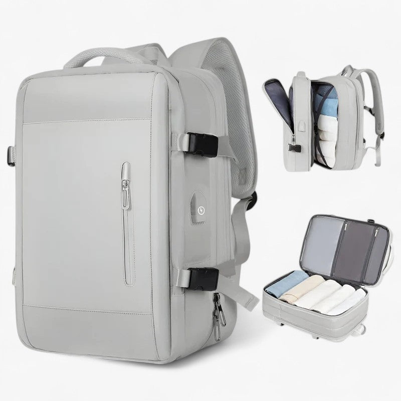 Sac de Voyage Imperméable avec Compartiment Sécurisé et Grand Volume