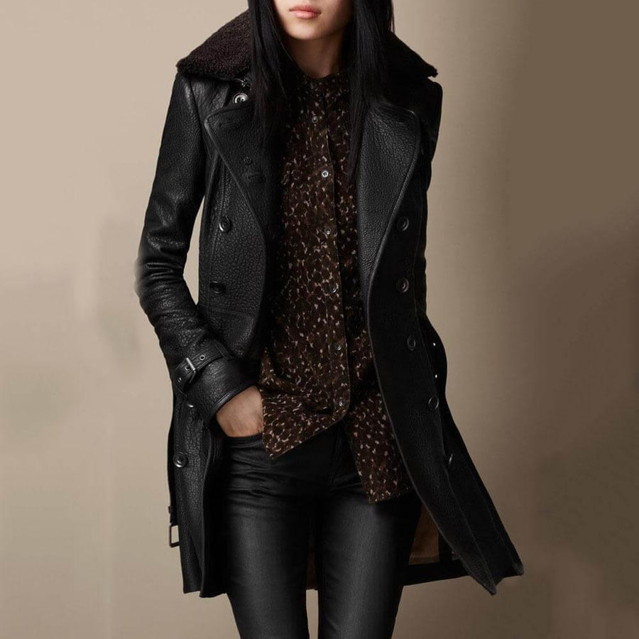 Veste femme élégante cintrée noir - PanierRoyale