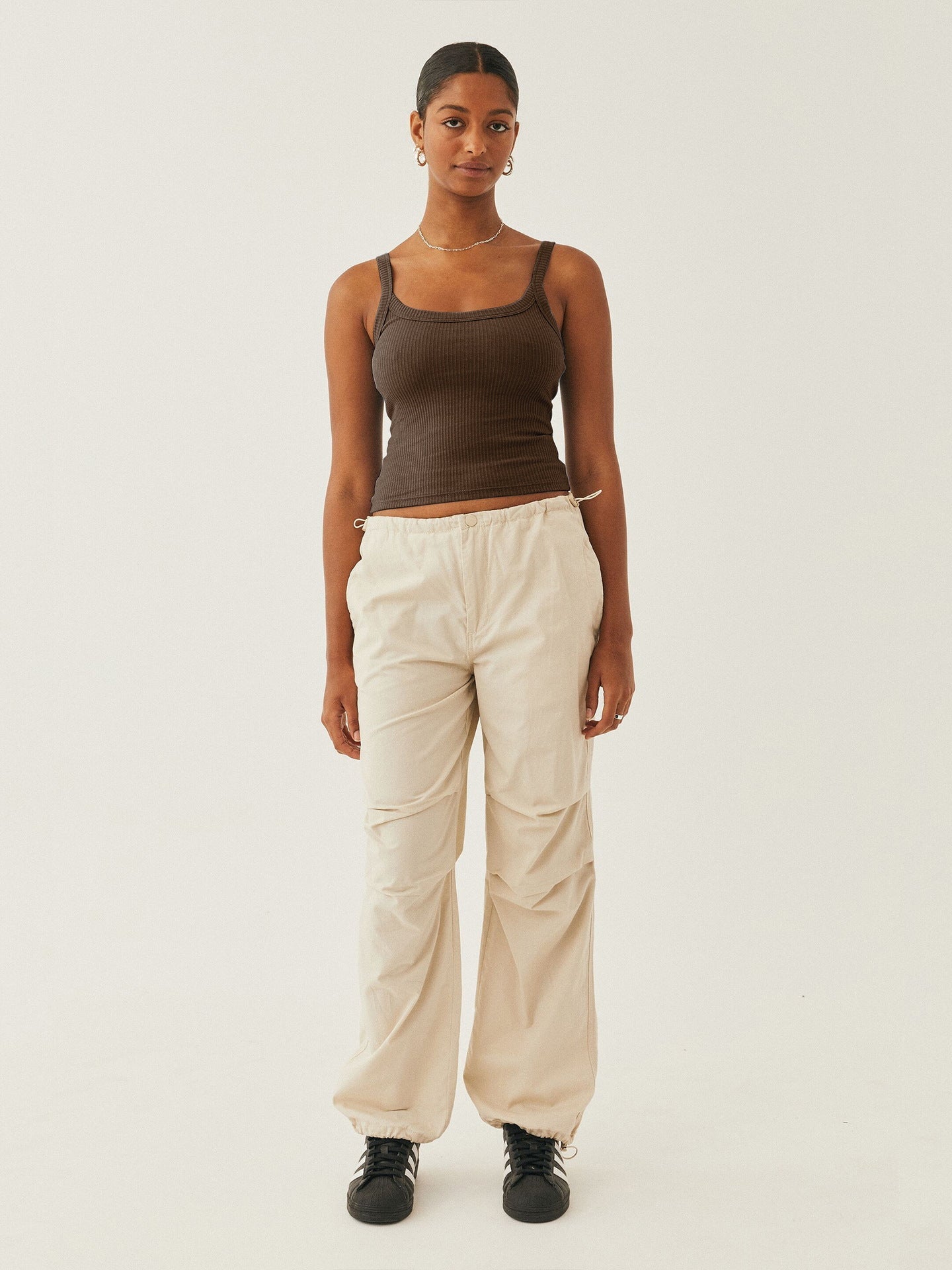 Débardeur Femme Sans Manches Crop Top Été
