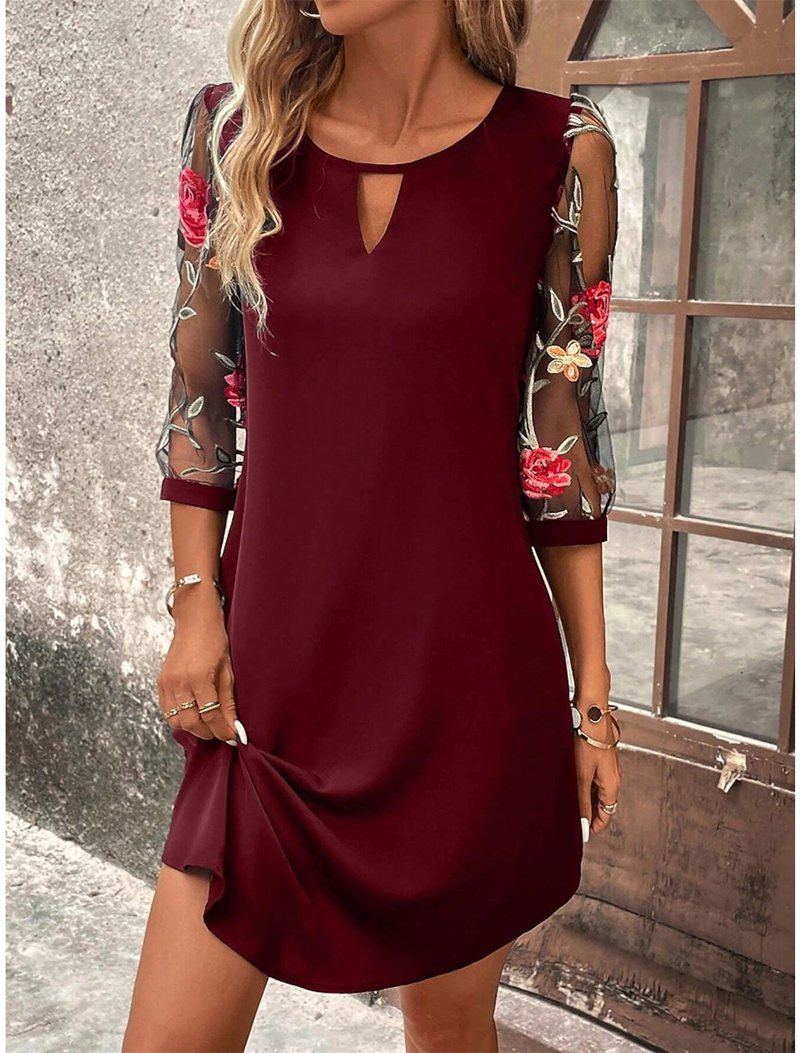 Sharina™ – Robe Femme Élégante Longue pour Soirées et Événements Formels-4