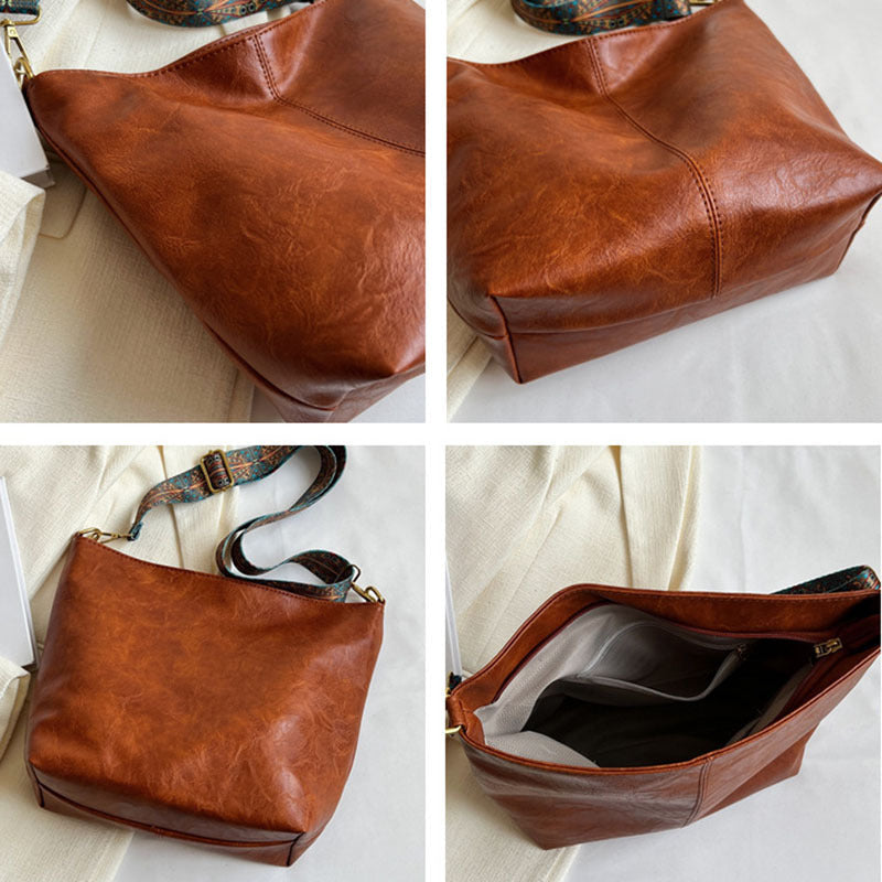 Sac à Main Cuir Vintage Féminin Élégant