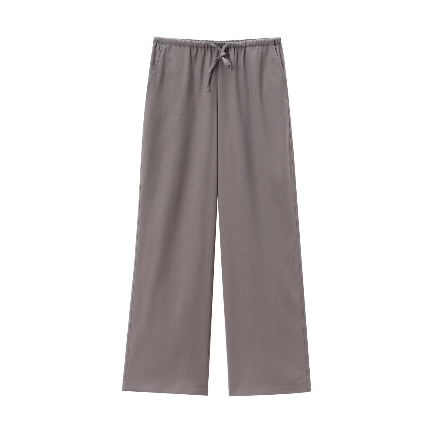 Pantalon Large et Tunique Femme avec Ceinture pour Un Style Décontracté