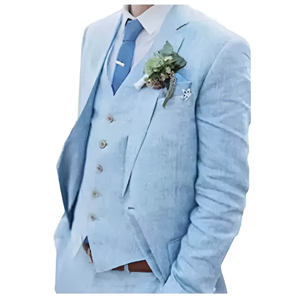 Costume Homme Mariage Élégant 3 Pièces Slim Fit - PanierRoyale