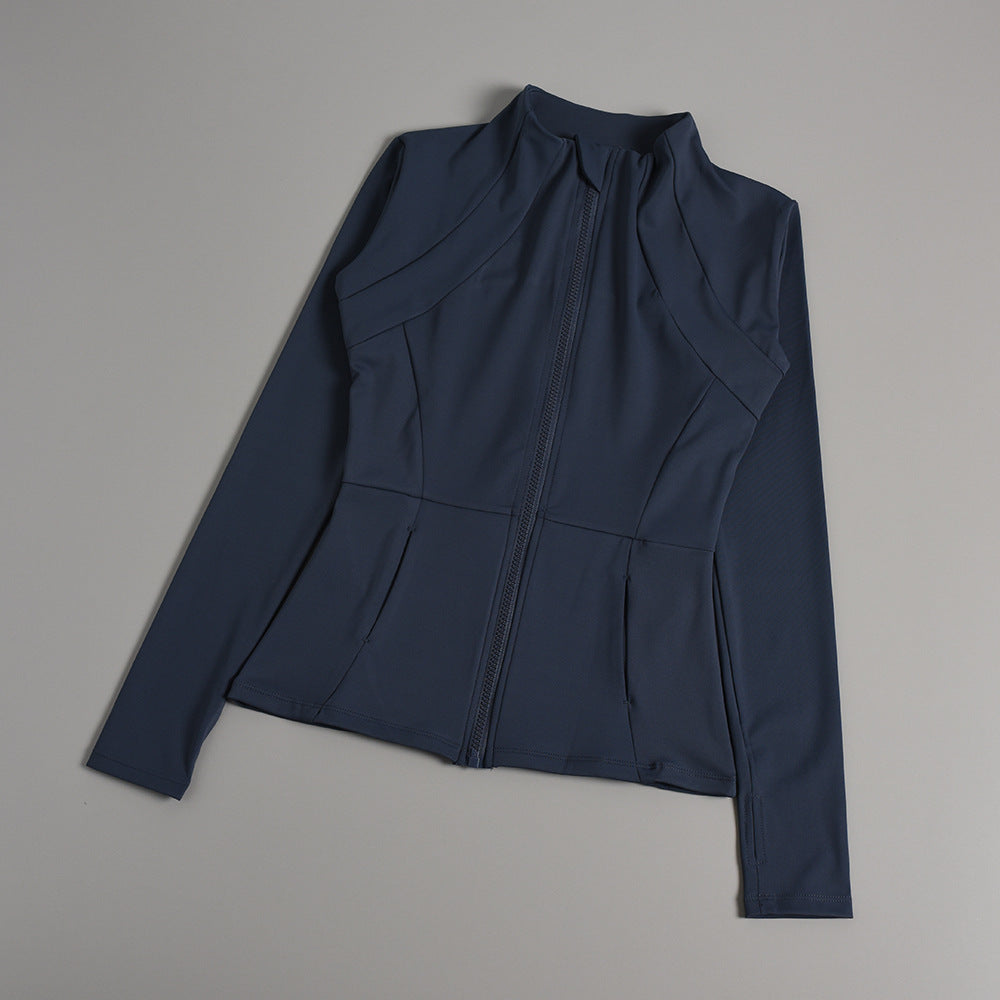 Veste de sport femme légère avec fermeture éclair