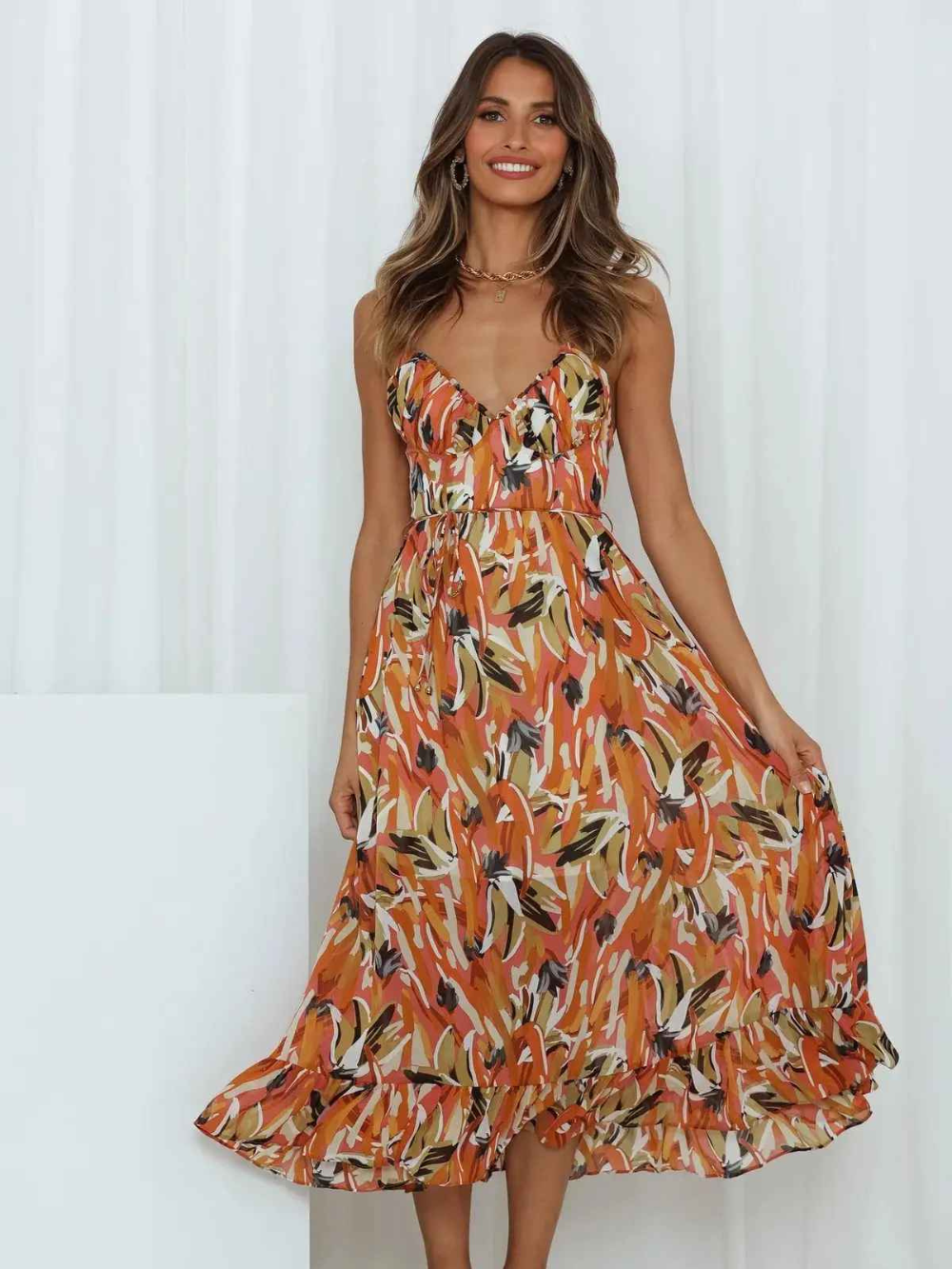 Robe Été Légère à Imprimé Floral Féminine