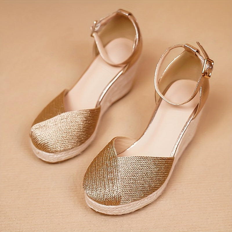 Oleanna™ – Sandales Compensées Femme Chic et Confortable