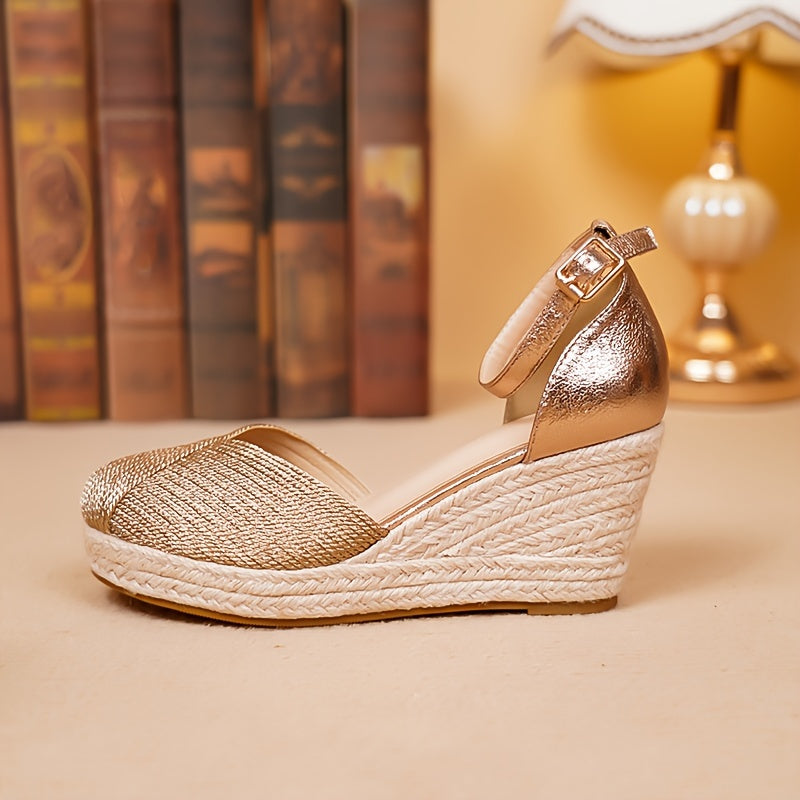 Oleanna™ – Sandales Compensées Femme Chic et Confortable