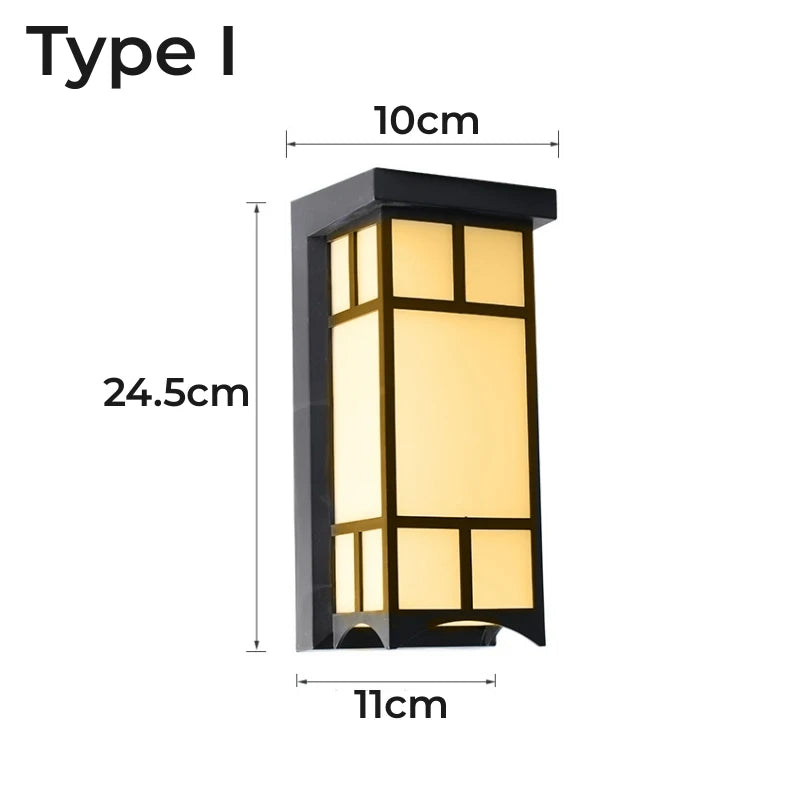 OmbraLuxe™ – Applique Murale Extérieure LED 20W Étanche et Élégante
