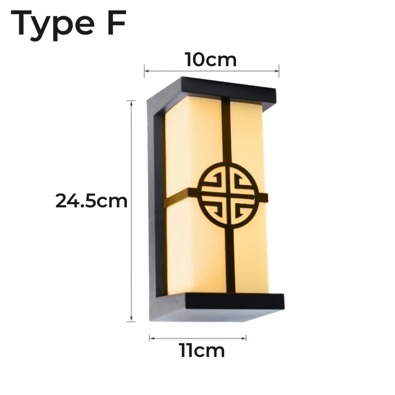 OmbraLuxe™ – Applique Murale Extérieure LED 20W Étanche et Élégante