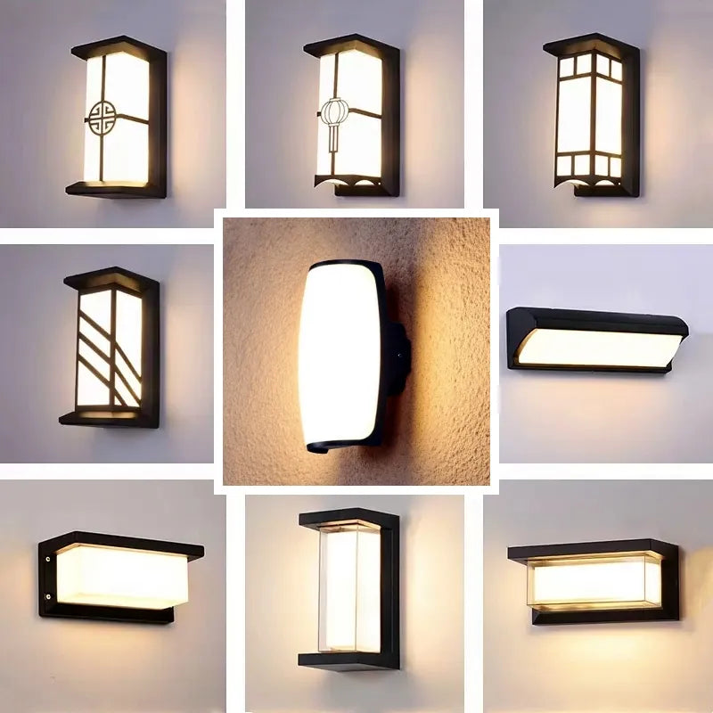 OmbraLuxe™ – Applique Murale Extérieure LED 20W Étanche et Élégante